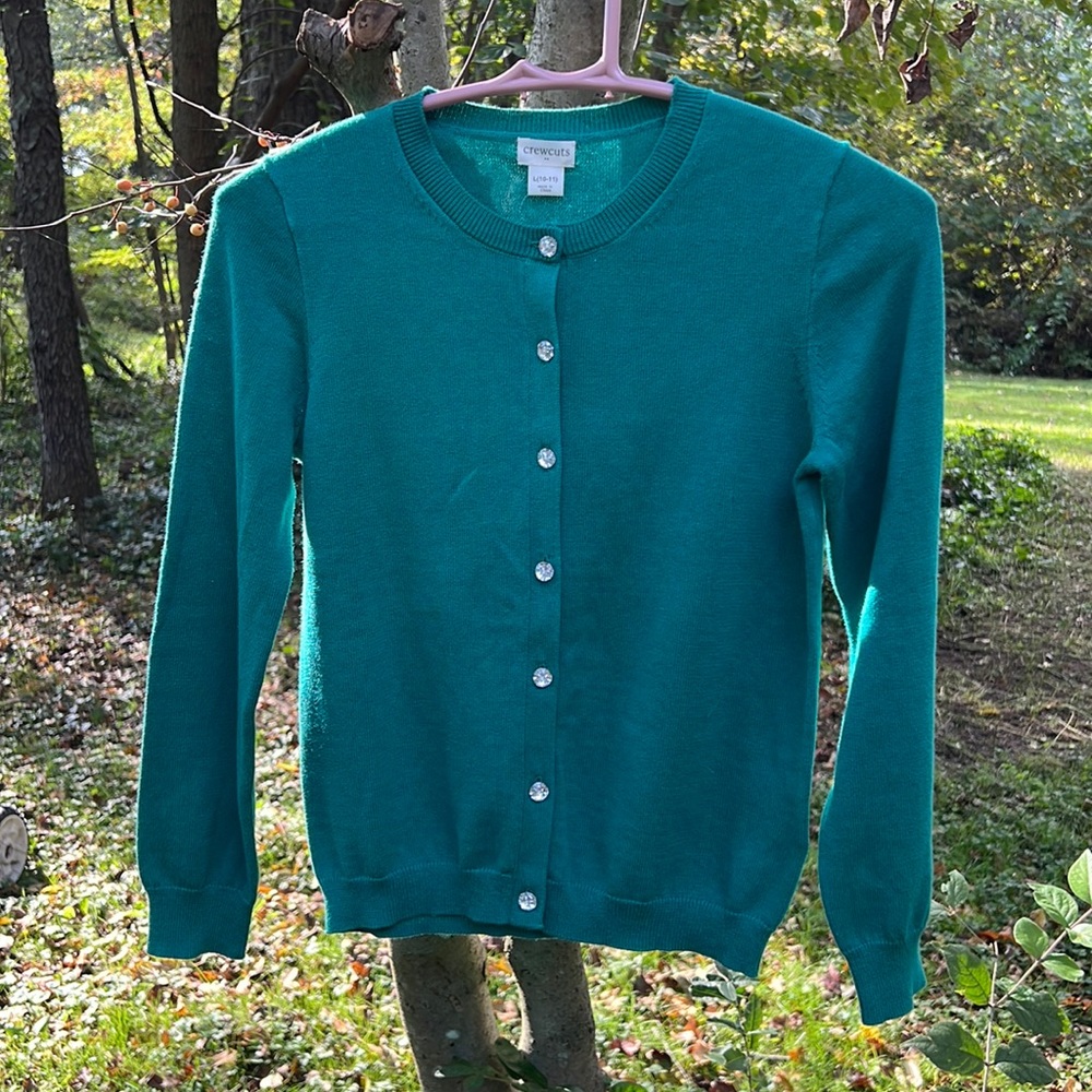 Jean jacket C&C cal., green crew cut crystal sweater 10-11.jumping b fleece S-10
